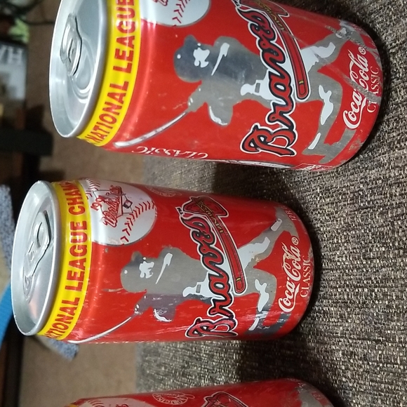 Braves coke cans - Picture 2 of 6